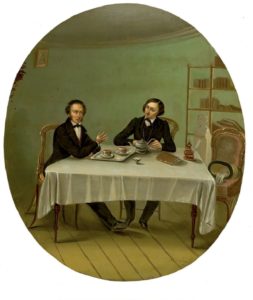 «Пушкин и Гоголь» (художник Николай Алексеев)