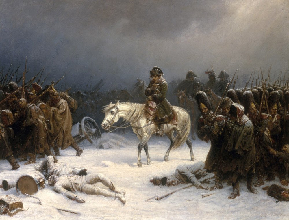 Отечественная война 1812 года. Отступление Наполеона из Москвы. Адольф Нортен
