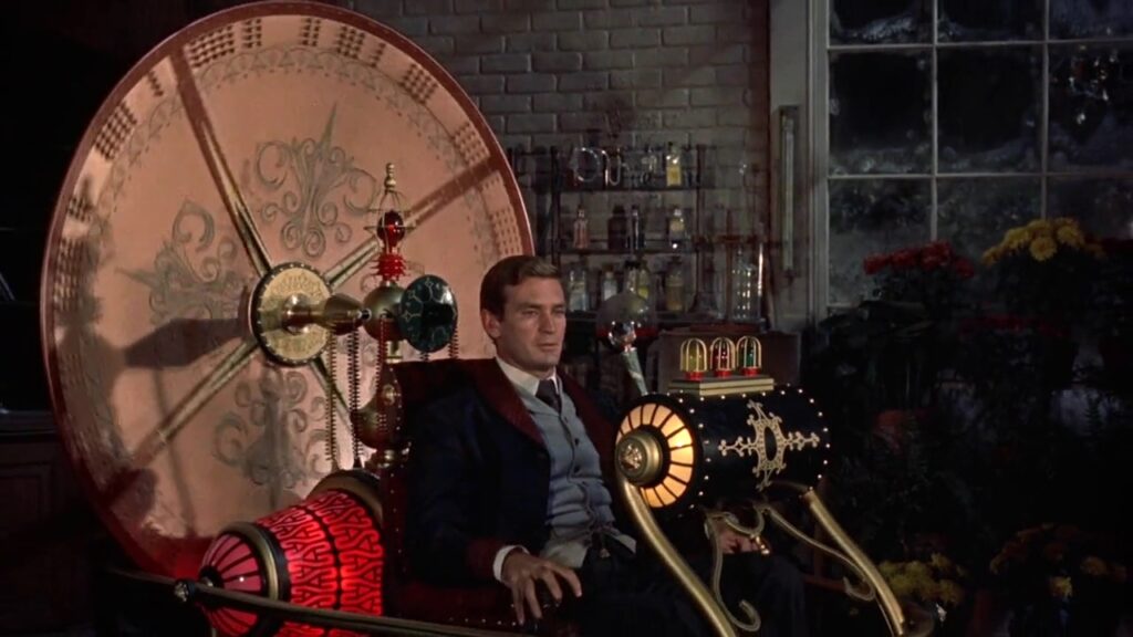 Кадр из фильма «The Time Machine» 1960г. Изобретатель Джордж - актёр Род Тейлор