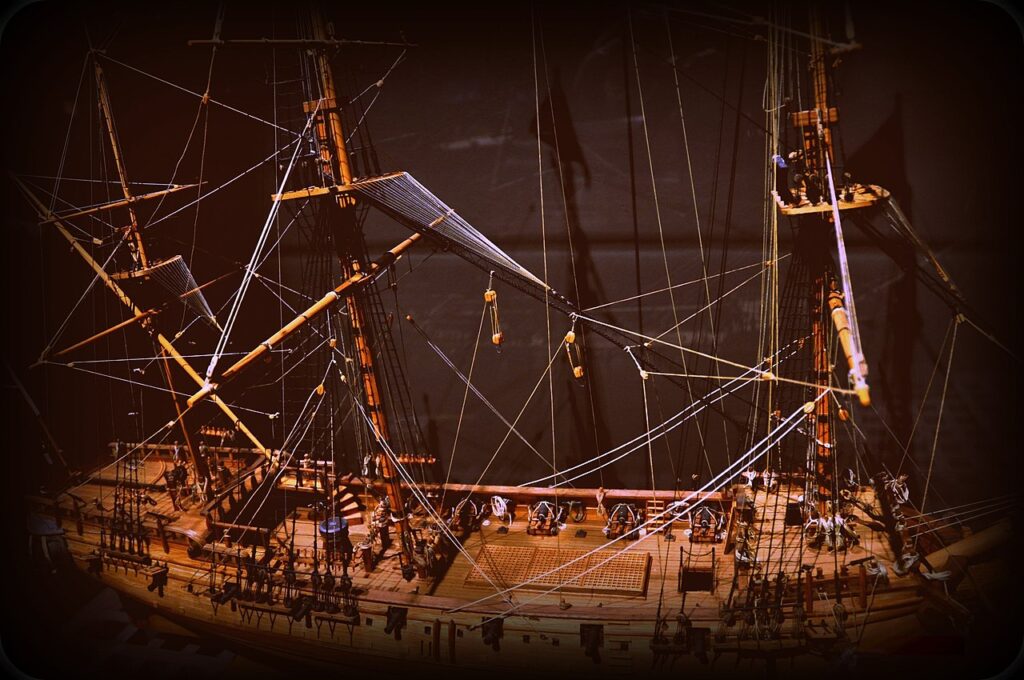 Пиратские корабли: модель флагманского корабля «Уида» пирата Чёрного Сэма Беллами