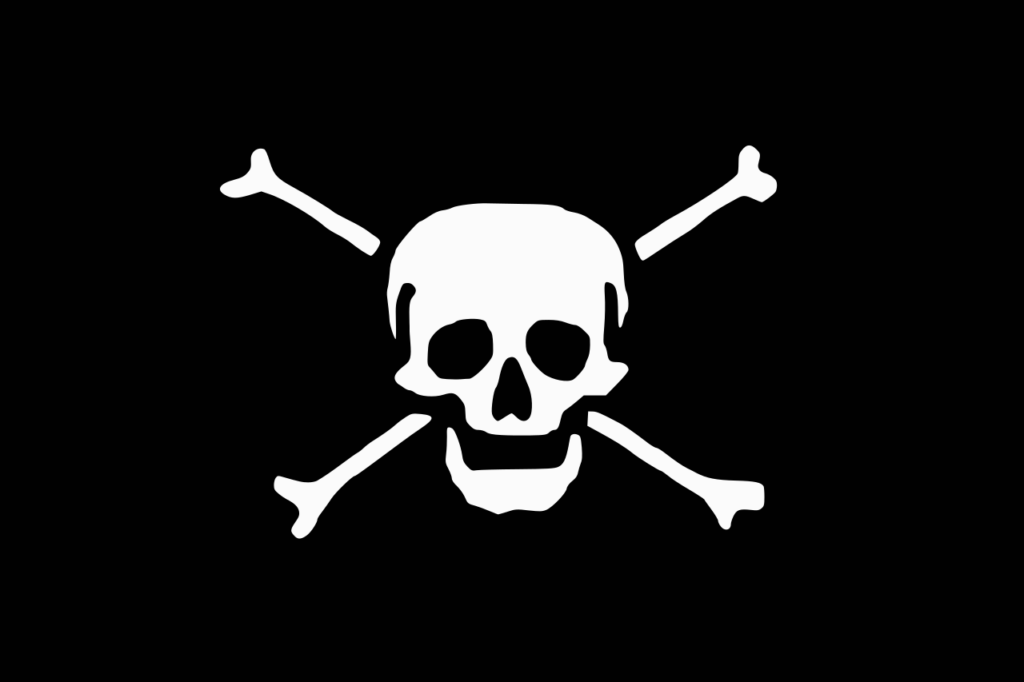 Пиратский флаг "Веселый роджер" Джона Тейлора