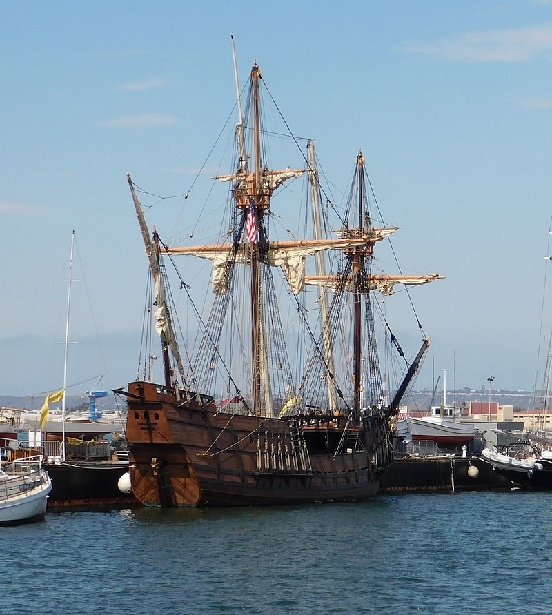 "Сан-Диего" - точная копия галеона "Сан-Сальвадора", флагманского корабля Кабрильо.
