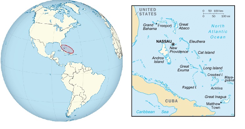 Карта острова Нью-Провиденс