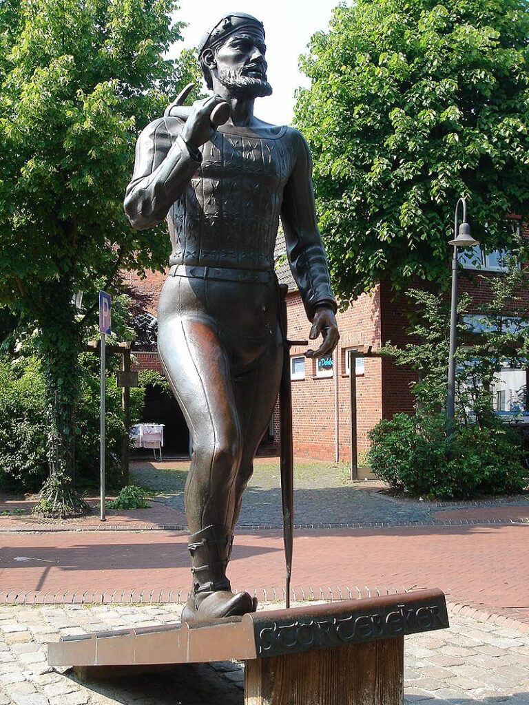 Балтийские пираты. Памятник Штёртебекеру в городе Мариенхафе