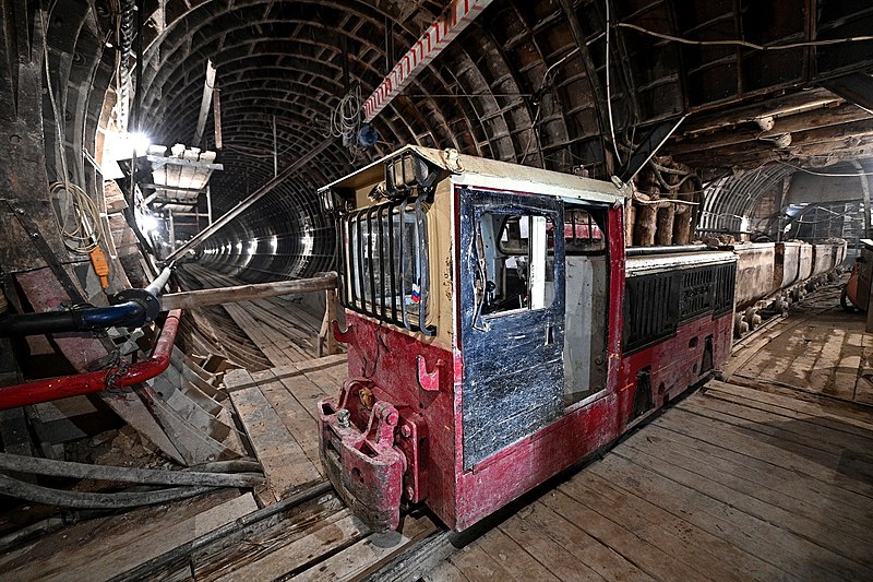 Строительство туннелей на станции «Марьина Роща», 2021 год