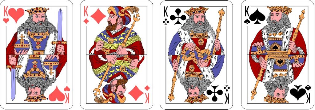 Игральные карты. Четыре короля
