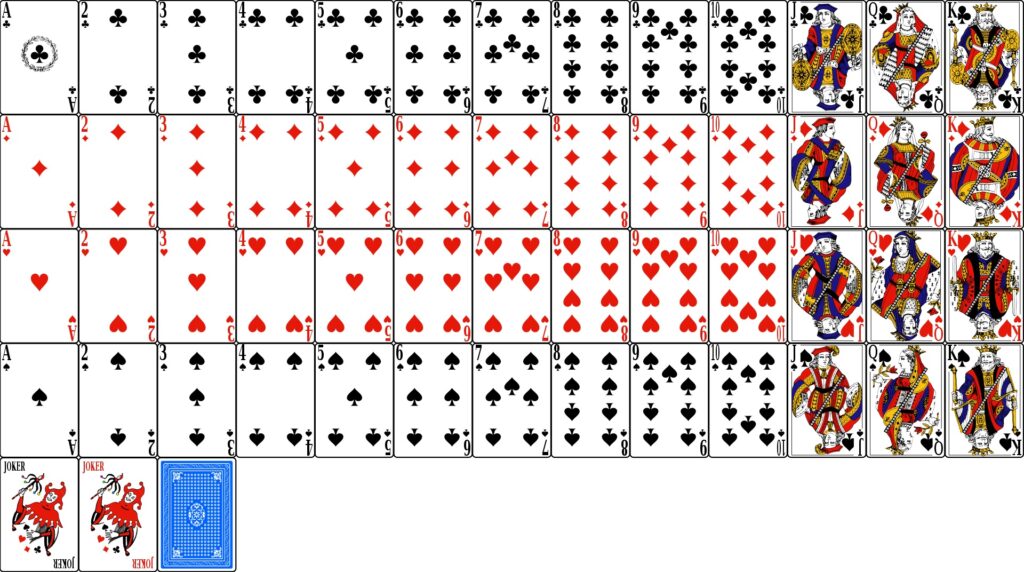 Стандартная колода из 54 карт